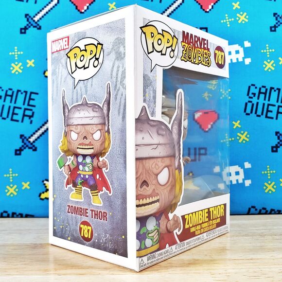 Funko PoP WHAT IF..? Marvel Zombies Zombie Thor #787 2021 Vinyl + Protector - Picture 2 of 10